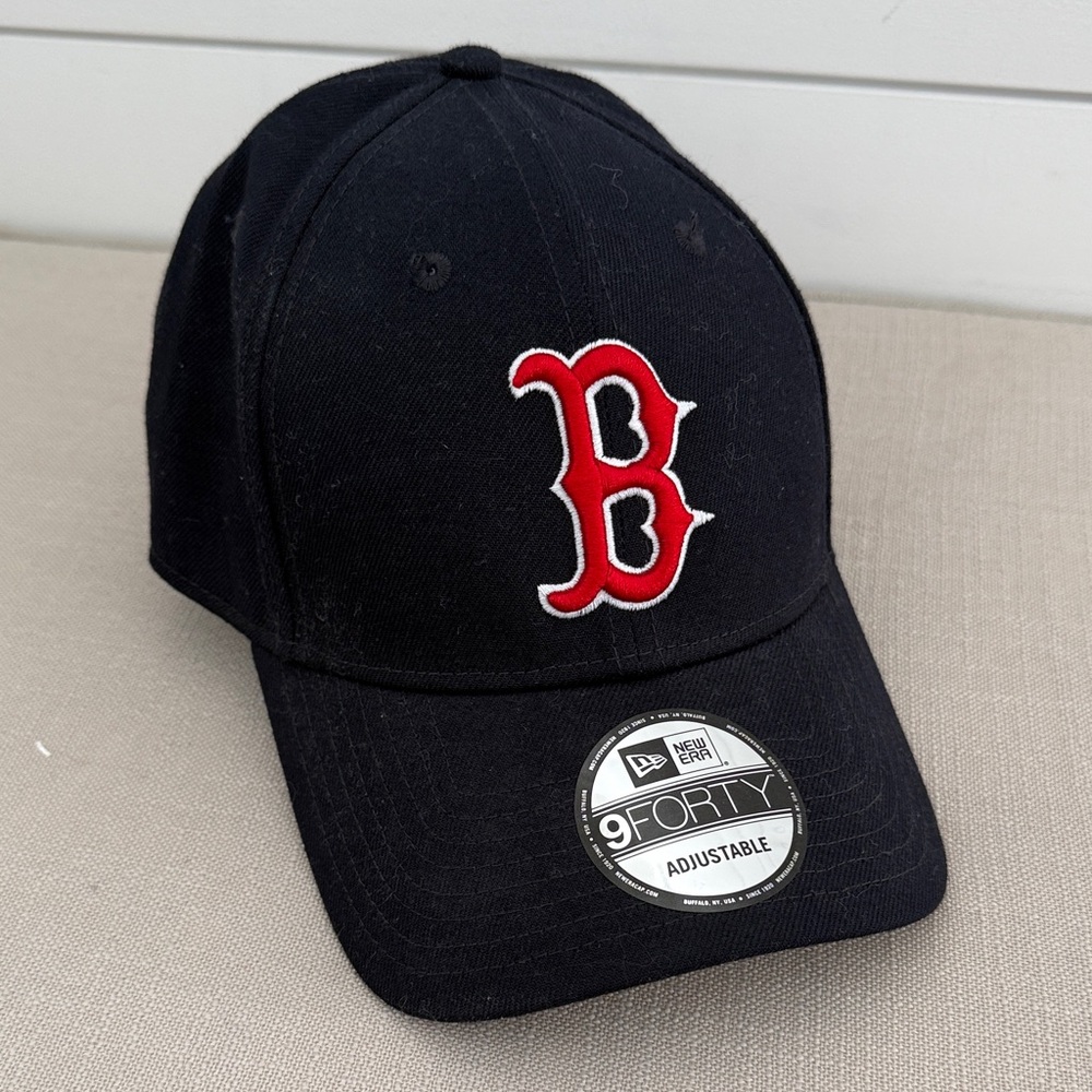 NEW-New Era Navy 9FORTY Adjustable Boston Red Sox Hat
